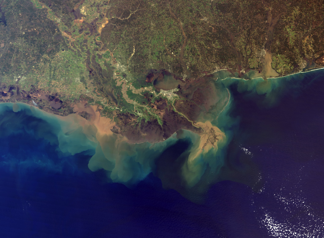 MODIS imagery of nGOM